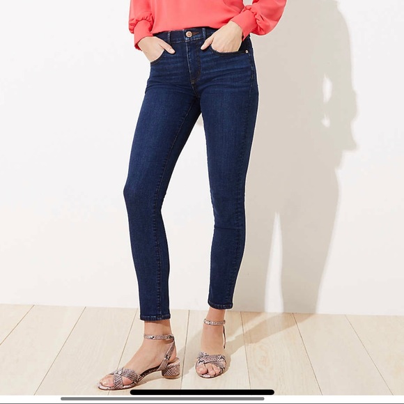 LOFT | Jeans | Loft Curvy Skinny Crop 